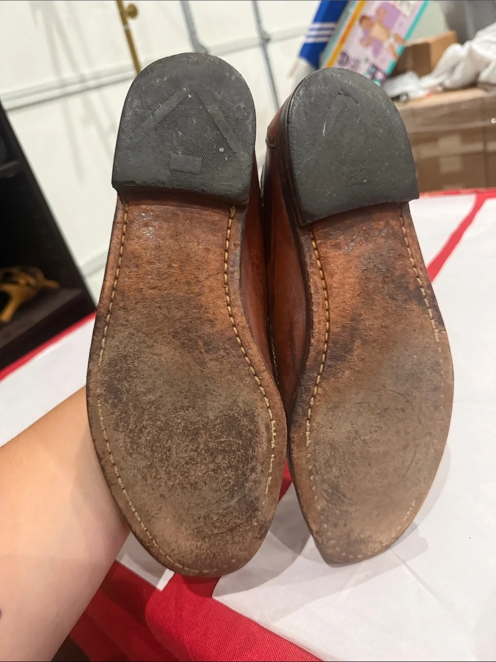 Allen Edmonds Brown Leather Tassel Loafers